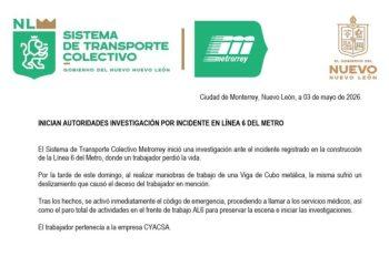 Muere uno en el metro de NL