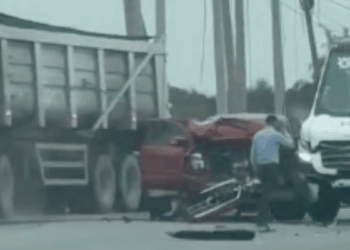 choque en apodaca en la carretera a laredo